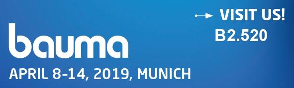 Siamo presenti al Bauma 2019